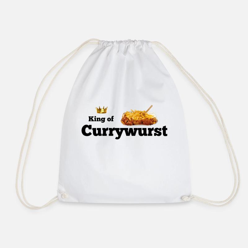 King of Currywurst - Turnbeutel - Weiß