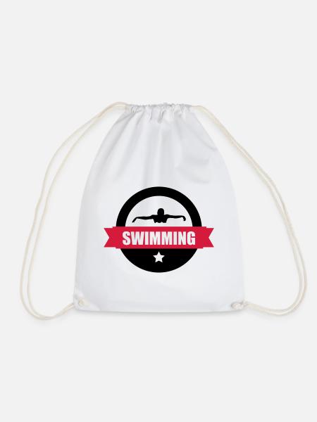 Swimming - Turnbeutel - Weiß