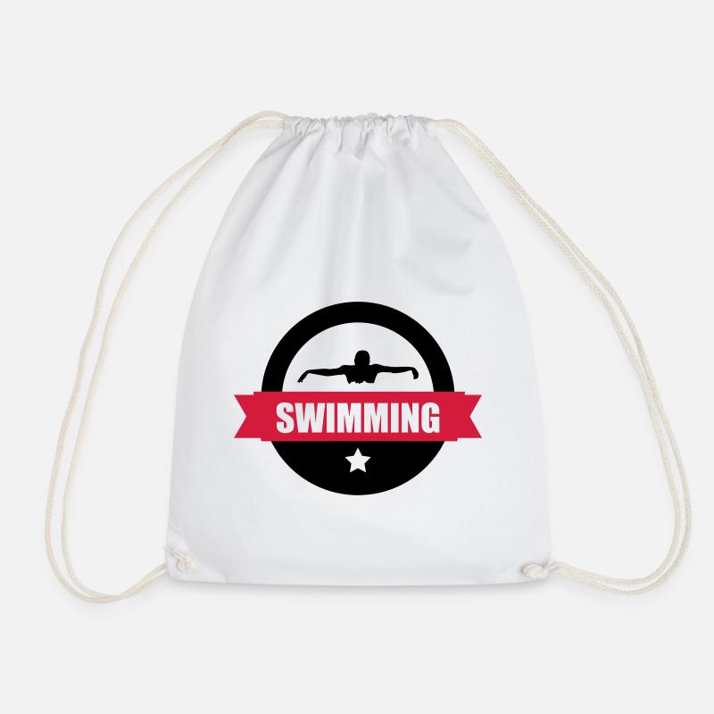 Swimming - Turnbeutel - Weiß