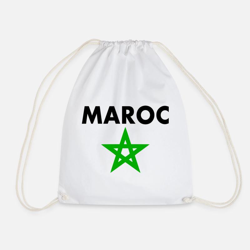 Maroc - Sac de sport léger - blanc