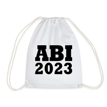 Abi 2023 - Turnbeutel - Weiß - Vorne