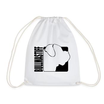 Bullmastiff Profil Chien Chiens Mastiff Wilsigns - Sac de sport léger - blanc - Devant