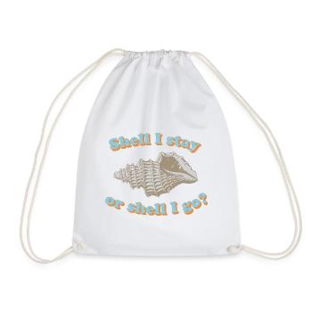 Shell ou go ? - Sac de sport léger - blanc - Devant