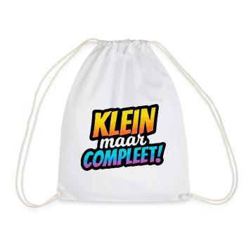 Small but Complete Retro Gradient - Drawstring Bag - white - Front