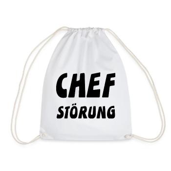 Chef - Turnbeutel - Weiß - Vorne