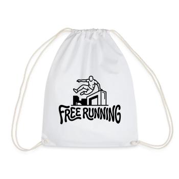 coureur libre - Sac de sport léger - blanc - Devant