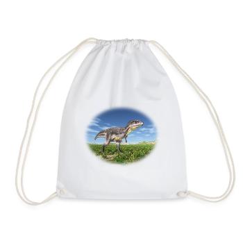 Tyrannotitan – dinosaures prédateurs de la préhistoire - Sac de sport léger - blanc - Devant