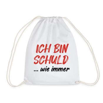 Ich Bin Schuld - Turnbeutel - Weiß - Vorne