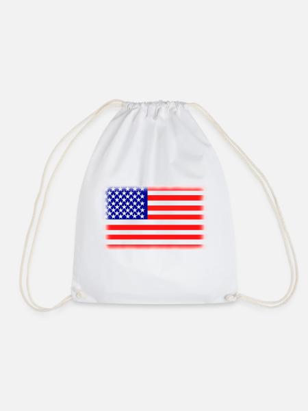 drapeau américain - Turnbeutel - Weiß