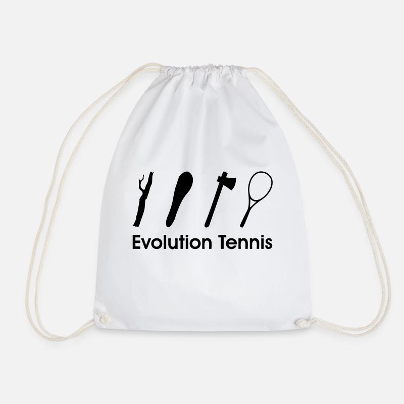Evolution Tennis * tennis racket - Drawstring Bag - white