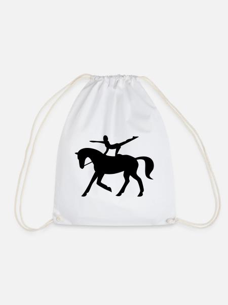 Horse Vaulting - Turnbeutel - Weiß