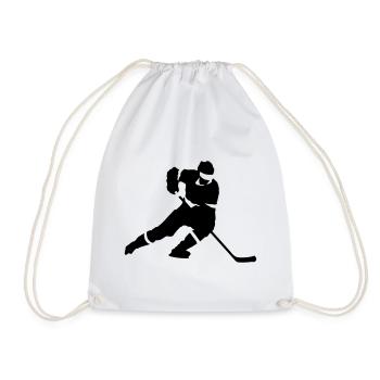 Hockey - Drawstring Bag - white - Front