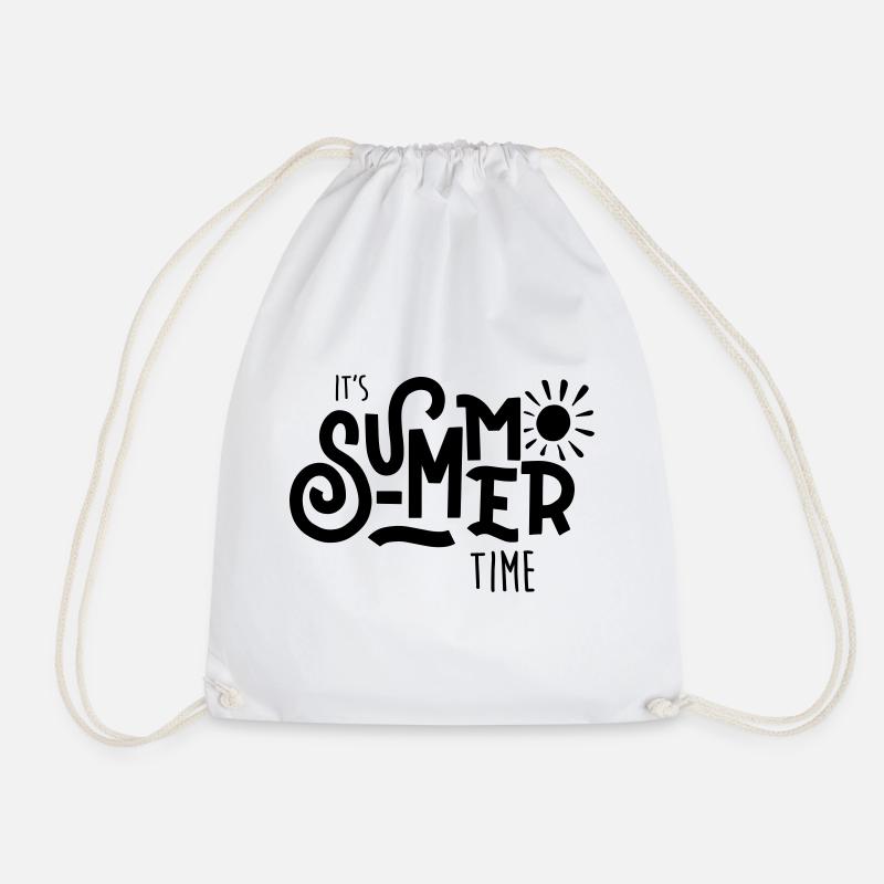 Es ist Sommer - Turnbeutel - Weiß