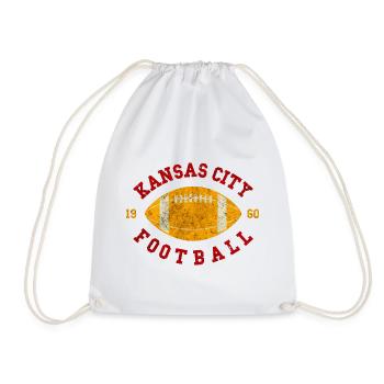 Kansas City Football Vintage - Sac de sport léger - blanc - Devant
