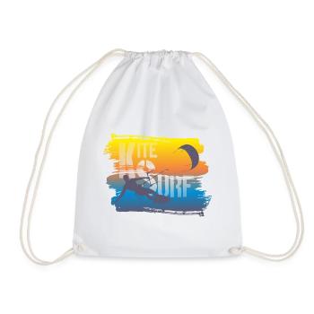 KITE SURF - Sac de sport léger - blanc - Devant