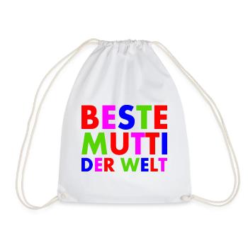 Beste mutti der welt - Turnbeutel - Weiß - Vorne