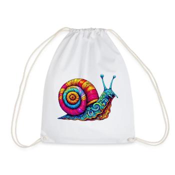 Escargot - Sac de sport léger - blanc - Devant