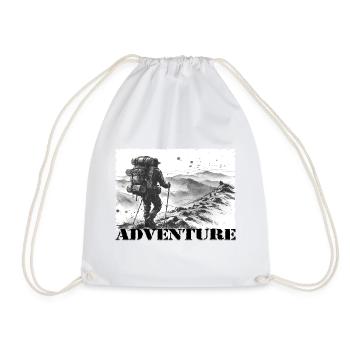 Adventure - Turnbeutel - Weiß - Vorne