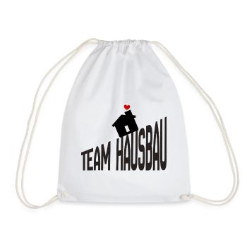 Team House Construction - Drawstring Bag - white - Front