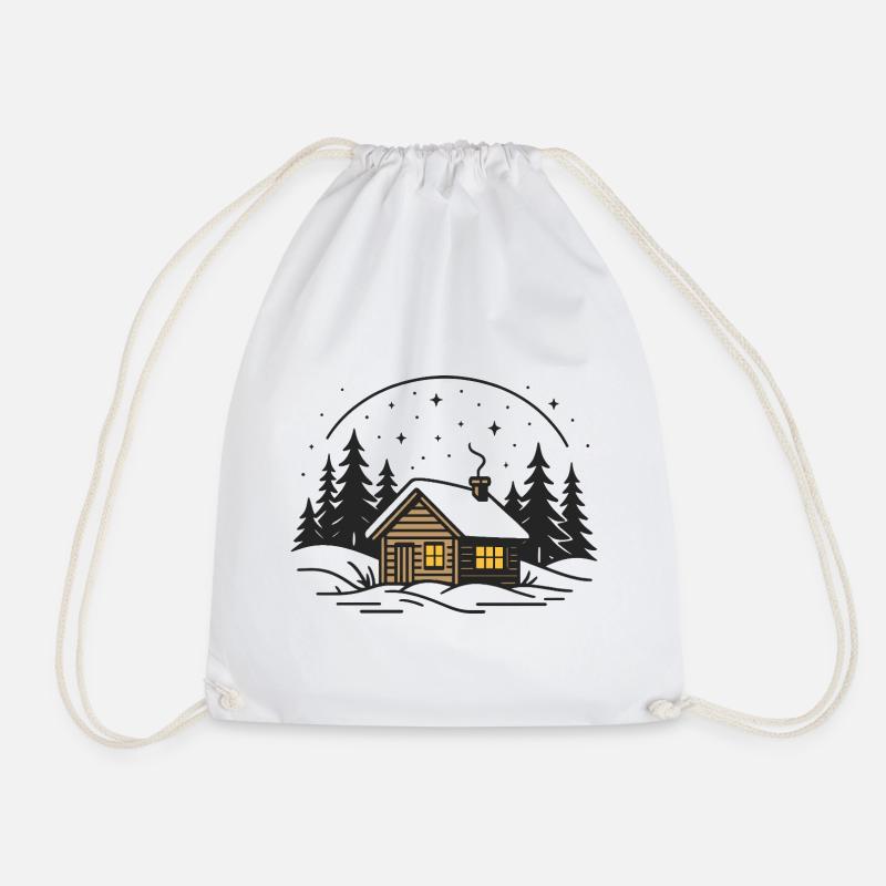 Cabane au clair de lune - Sac de sport léger - blanc