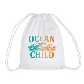 Ocean Child - Turnbeutel - Weiß - Vorne