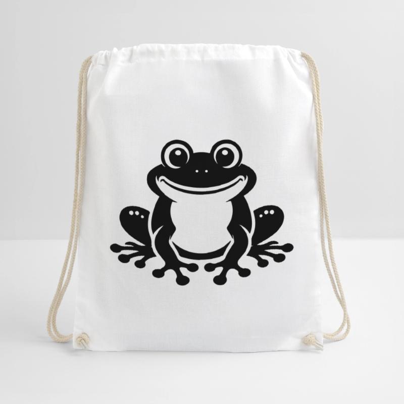 Toad Comic Frog Drawstring Bag