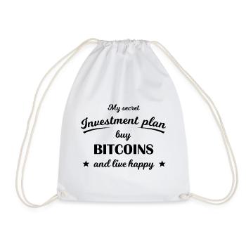 Bitcoin Investment Plan - Turnbeutel - Weiß - Vorne