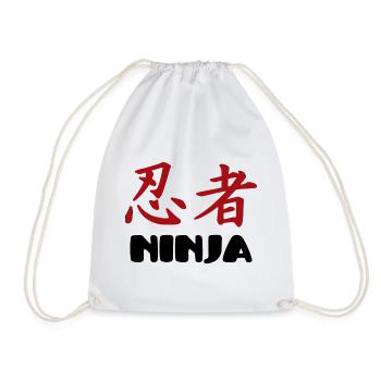 ninjas - Turnbeutel - Weiß - Vorne
