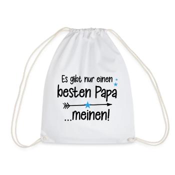 Es gibt nur einen besten Papa - Meinen! - Turnbeutel - Weiß - Vorne