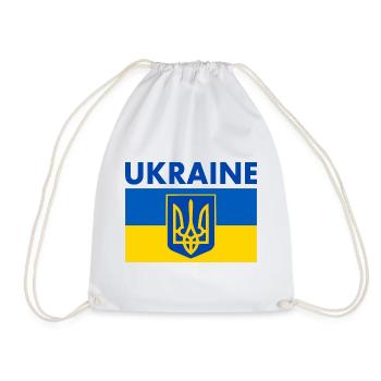 Ukraine - Turnbeutel - Weiß - Vorne