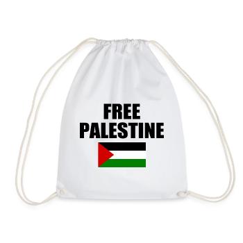 Free palestine - Sac de sport léger - blanc - Devant
