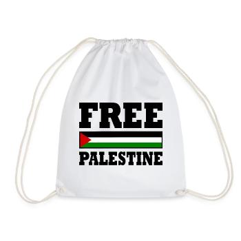 Free palestine - Sac de sport léger - blanc - Devant