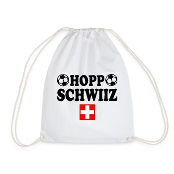 Schweiz - Turnbeutel - Weiß - Vorne