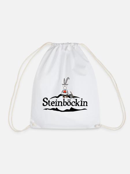 Steinbock - Turnbeutel - Weiß