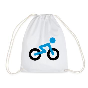 Bicyclette - Sac de sport léger - blanc - Devant