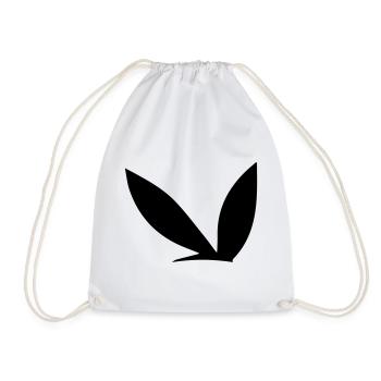 Oreilles de lapin sexy - Sac de sport léger - blanc - Devant