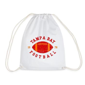 Tampa Bay Football Vintage - Turnbeutel - Weiß - Vorne
