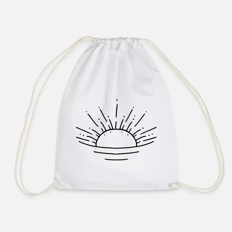 Lever du soleil - Sac de sport léger - blanc