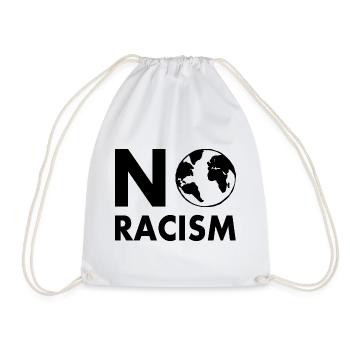 No racism - Turnbeutel - Weiß - Vorne