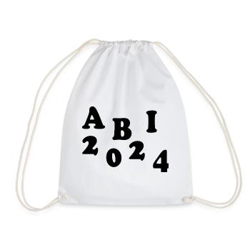 Abi 2024 - Turnbeutel - Weiß - Vorne