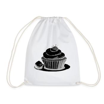 Cupcake Fraise - Sac de sport léger - blanc - Devant