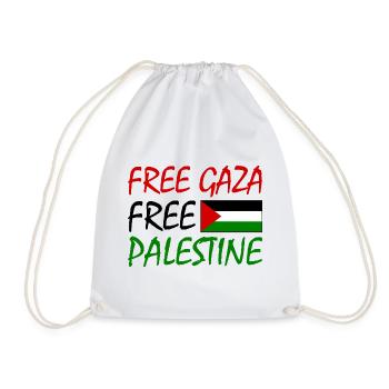 Free gaza Free palestine - Sac de sport léger - blanc - Devant