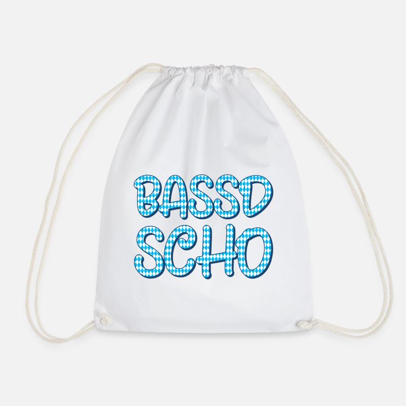Bassd scho - Turnbeutel - Weiß