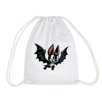 Chauve-souris - Sac de sport léger - blanc - Devant
