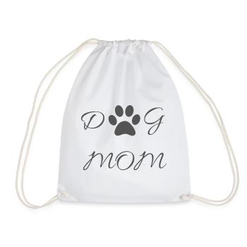 Dog mom - Turnbeutel - Weiß - Vorne