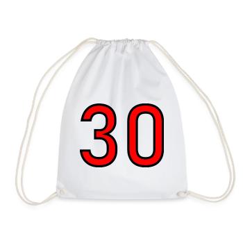 ANNIVERSAIRE. HAPPY BIRTHDAY. JOYEUX ANNIVERSAIRE. - Sac de sport léger - blanc - Devant