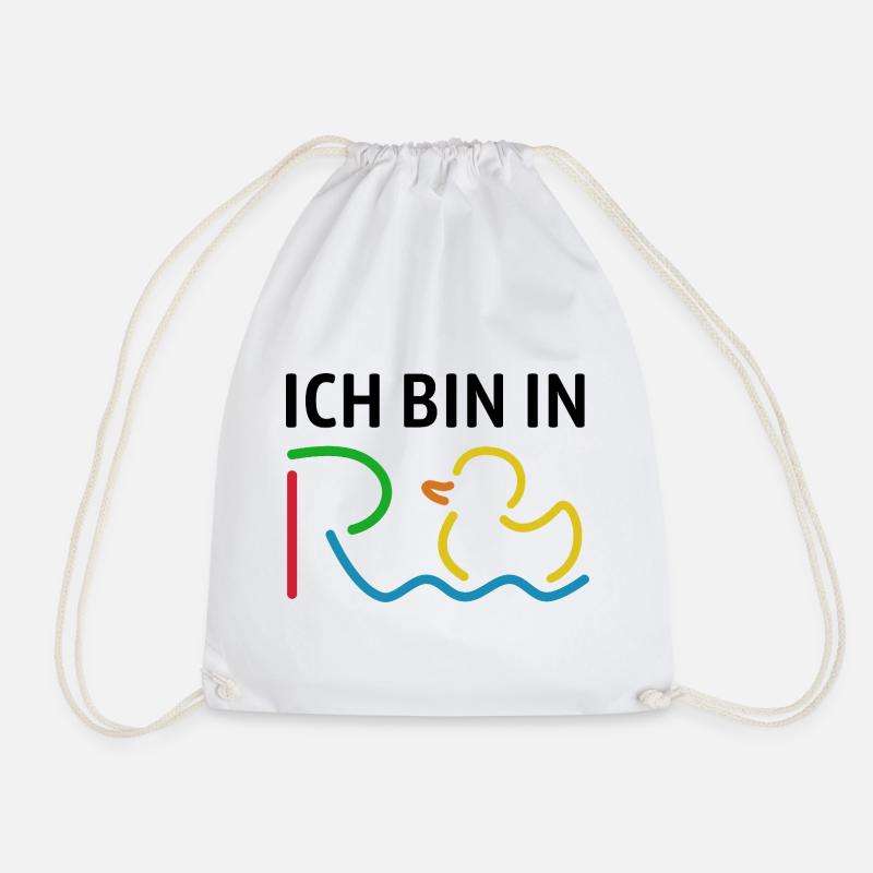 Ich bin in Rente - Ruhestand - Pension - Turnbeutel - Weiß