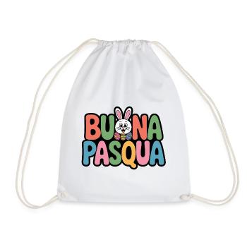 Easter Bunny - Drawstring Bag - white - Front