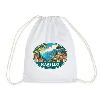 Erkunden Sie Ravello in Italien Amalfiküste Reisen - Turnbeutel - Weiß - Vorne