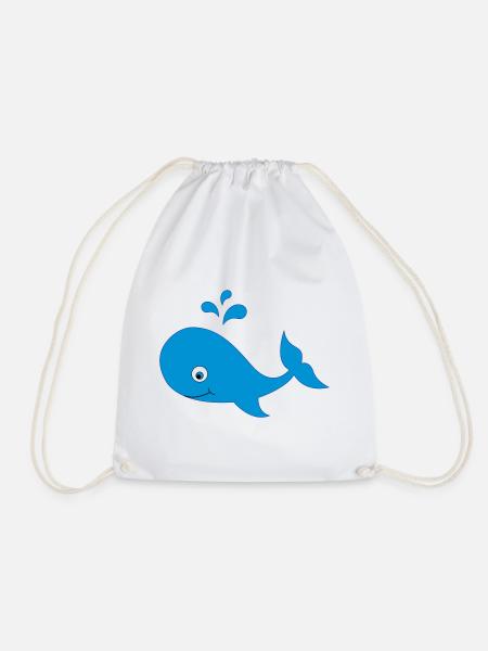 wale - Drawstring Bag - white
